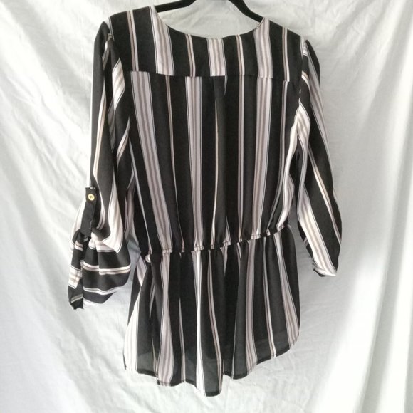 Women's L J is for Justify Striped Shirt - Picture 11 of 16